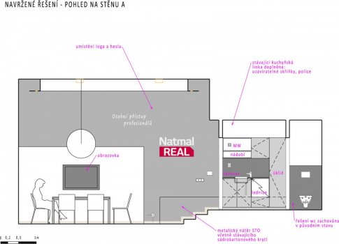 Nová pobočka realitní kanceláře - úprava komerčních prostor